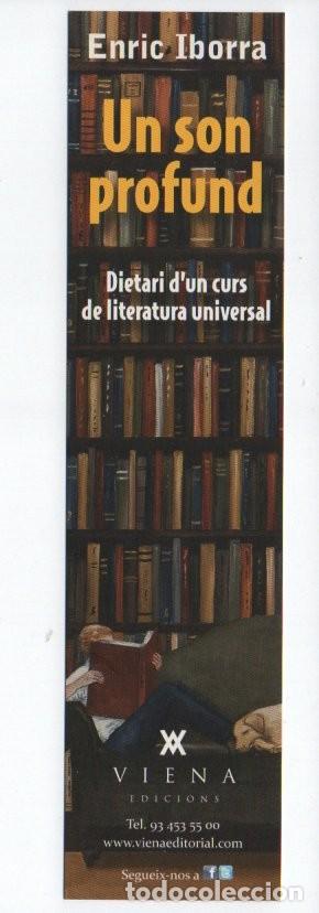 Collectionnisme Marque-pages: MARCAPAGINAS, UN SON PROFUND. ENRIC IBORRA. VIENA EDICIONS.