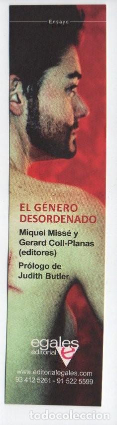 Coleccionismo Marcap&aacute;ginas: MARCAPAGINAS, EL GENERO DESORDENADO. EDITORIAL EGALES.