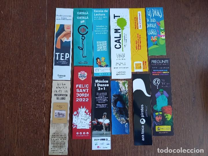 Sammeln von Lesezeichen: lote de 12 marcap&aacute;ginas, puntos de libro de publicidad.