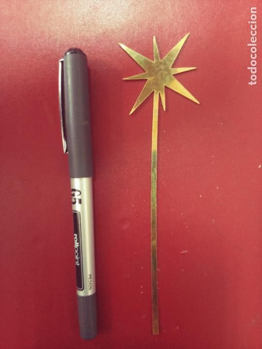 Coleccionismo Marcap&aacute;ginas: Marcap&aacute;ginas met&aacute;lico estrella