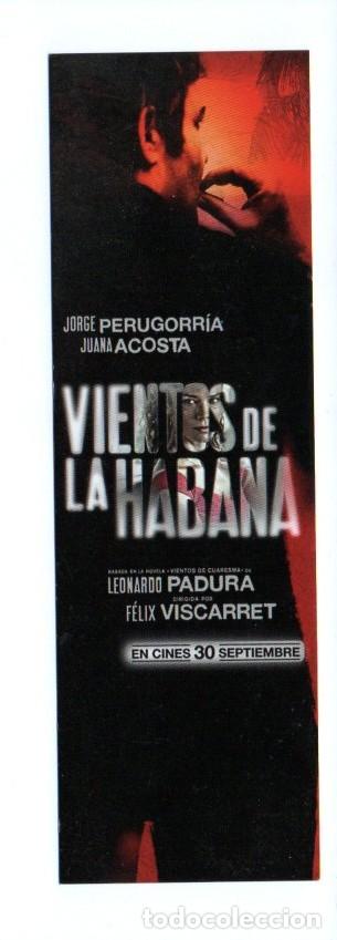 Coleccionismo Marcap&aacute;ginas: MARCAPAGINAS, VIENTOS DE LA HABANA. LEONARDO PADURA. MAXI TUSQUETS.