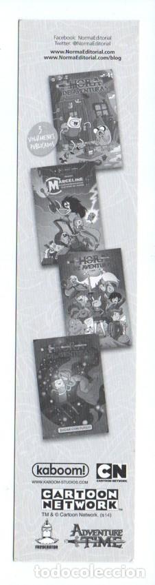 Coleccionismo marcap&aacute;ginas: MARCAPAGINAS, HORA DE AVENTURAS, NORMA EDITORIAL. - Foto 2