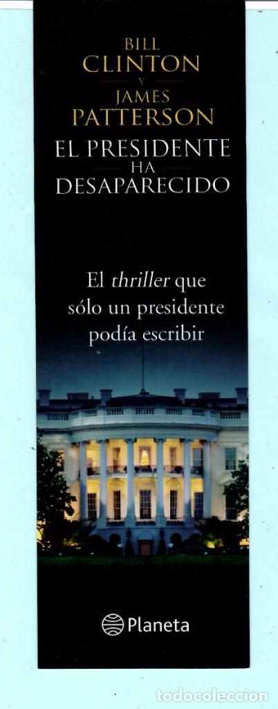 Collectables Bookmark: MARCAP&Aacute;GINAS EDITORIAL PLANETA T&Iacute;TULO EL PRESIDENTE HA DESAPARECIDO