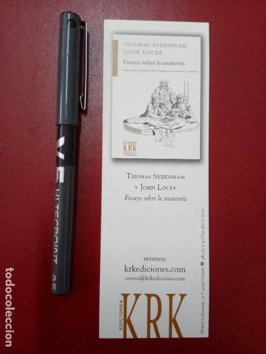 Coleccionismo Marcap&aacute;ginas: Marcap&aacute;ginas KRK ediciones: Ensayo sobre la anatom&iacute;a / La epistemolog&iacute;a de las virtudes