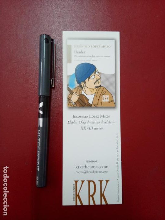 Coleccionismo Marcap&aacute;ginas: Marcap&aacute;ginas KRK ediciones: Elo&iacute;des, Jer&oacute;nimo L&oacute;pez / Logomonos, Jer&oacute;nimo Granda