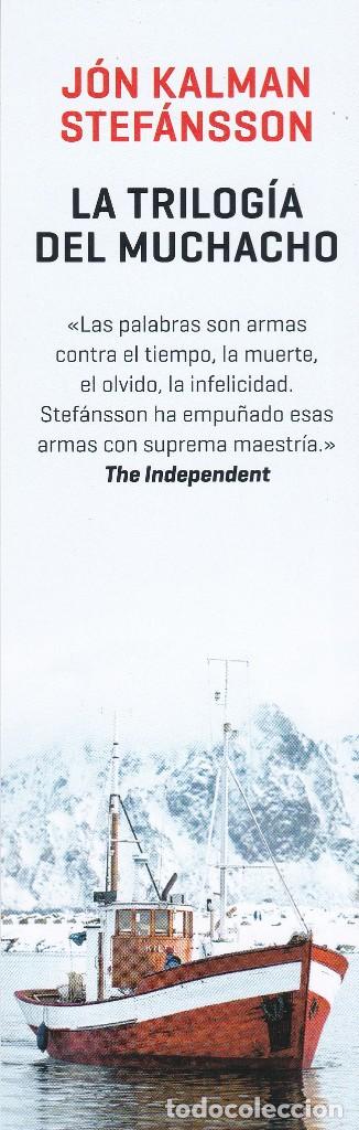 Coleccionismo marcap&aacute;ginas: MARCAPAGINAS SALAMANDRA. LA TRILOGIA DEL MUCHACHO - Foto 1