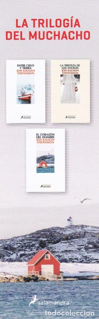 Coleccionismo marcap&aacute;ginas: MARCAPAGINAS SALAMANDRA. LA TRILOGIA DEL MUCHACHO - Foto 2