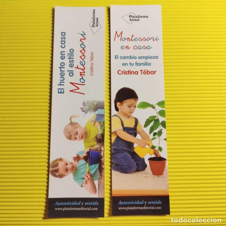 Coleccionismo Marcap&aacute;ginas: MARCAP&Aacute;GINAS . MONTESSORI . 2 UNIDADES