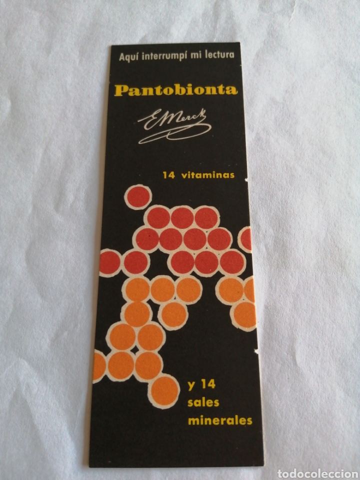 Coleccionismo marcap&aacute;ginas: Marcap&aacute;ginas Dacortin Pantobionta - Foto 2