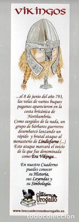 Coleccionismo marcap&aacute;ginas: MARCAPAGINAS, VIKINGOS. LOS CUADERNOS DE URUGALLO EDITORES.