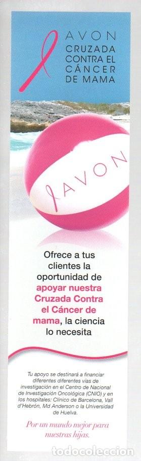 Coleccionismo Marcap&aacute;ginas: MARCAPAGINAS, AVON - CRUZADA CONTRA EL C&Aacute;NCER DE MAMA.