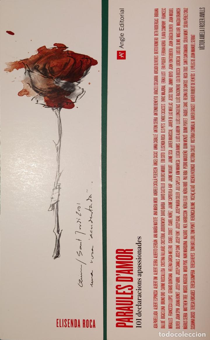 Coleccionismo Marcap&aacute;ginas: MARCAPAGINAS - ANGLE EDITORIAL - PARAULES D'AMOR - ELISENDA ROCA .