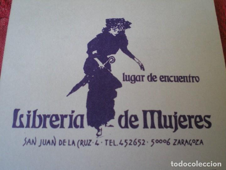 Coleccionismo marcap&aacute;ginas: LIBRER&Iacute;A DE MUJERES. ZARAGOZA. - Foto 1