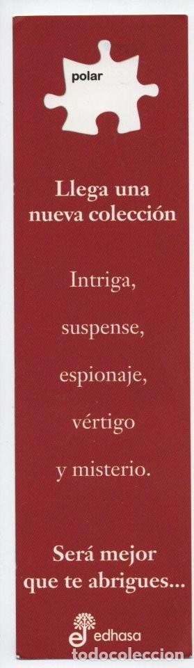 Coleccionismo Marcap&aacute;ginas: MARCAPAGINAS, EL CRIMEN IMPERDONABLE / EL ENIGMA DE LAS ARENAS. LLEGA UNA NUEVA COLECCI&Oacute;N EDHASA.