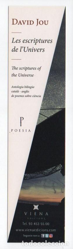 Coleccionismo Marcap&aacute;ginas: MARCAPAGINAS, LES ESCRIPTURES DE L'UNIVERS. DAVID JOU. VIENA EDICIONS.