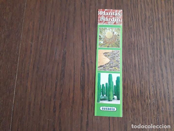 Coleccionismo marcap&aacute;ginas: marcap&aacute;ginas, punto de libro, plantas de jard&iacute;n, Susaeta.
