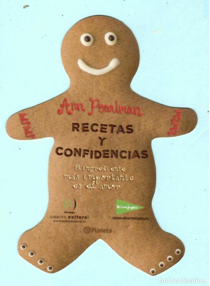 Coleccionismo marcap&aacute;ginas: MARCAP&Aacute;GINAS EDITORIAL PLANETA T&Iacute;TULO RECETAS Y CONFIDENCIAS TROQUELADO