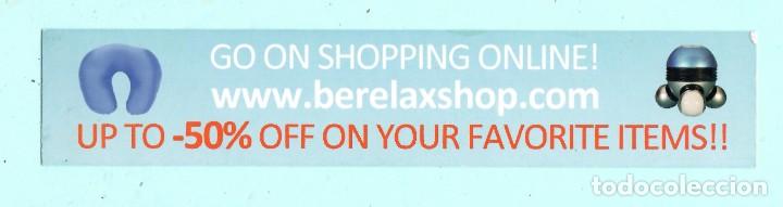 Collectables Bookmark: MARCAP&Aacute;GINAS EDITORIAL DE RELAX SHOP T&Iacute;TULO SHOPPING EXTRANJERO