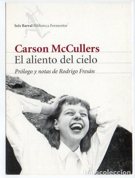 Coleccionismo Marcap&aacute;ginas: POSTAL - MARCAPAGINAS, SEIX BARRAL. EL ALIENTO DEL CIELO. CARSON McCULLERS.