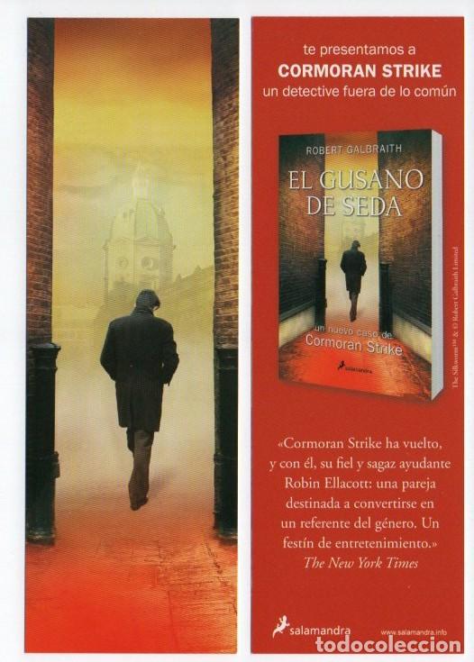 Coleccionismo marcap&aacute;ginas: MARCAPAGINAS EDITORIAL SALAMANDRA. EL GUSANO DE SEDA. - Foto 1