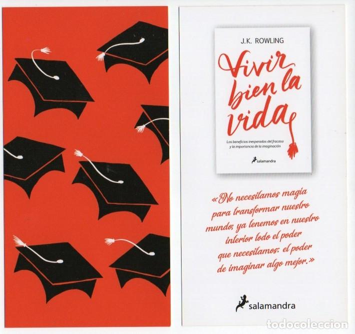 Coleccionismo marcap&aacute;ginas: MARCAPAGINAS EDITORIAL SALAMANDRA. VIVIR LA VIDA BIEN. - Foto 1