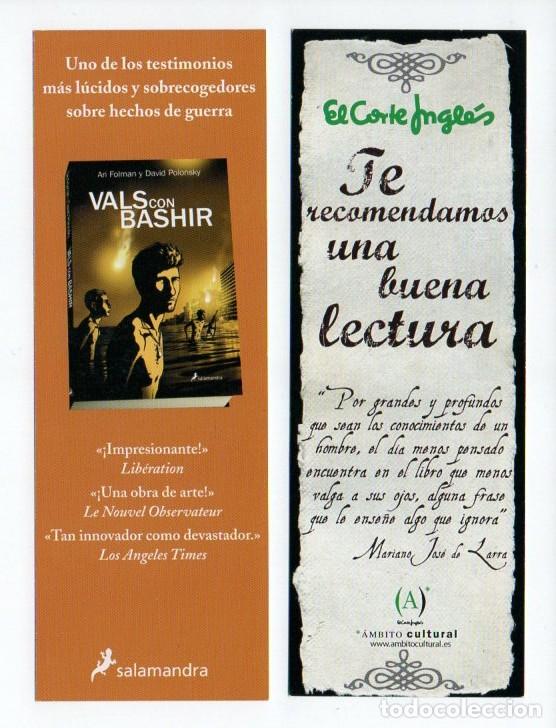 Coleccionismo marcap&aacute;ginas: MARCAPAGINAS, EDITORIAL SALAMANDRA. VALS CON BASHIR (EL CORTE INGL&Eacute;S). - Foto 1