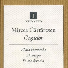 Coleccionismo Marcapáginas: MARCAPAGINAS EDITORIAL IMPEDIMENTA - CEGADOR. Lote 363017000