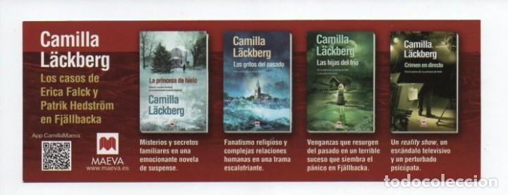 Coleccionismo Marcap&aacute;ginas: MARCAPAGINAS, LA SOMBRA DE LA SIRENA / LAS HUELLAS IMBORRABLES. CAMILLA L&Auml;CKBERG. BESTIARI.