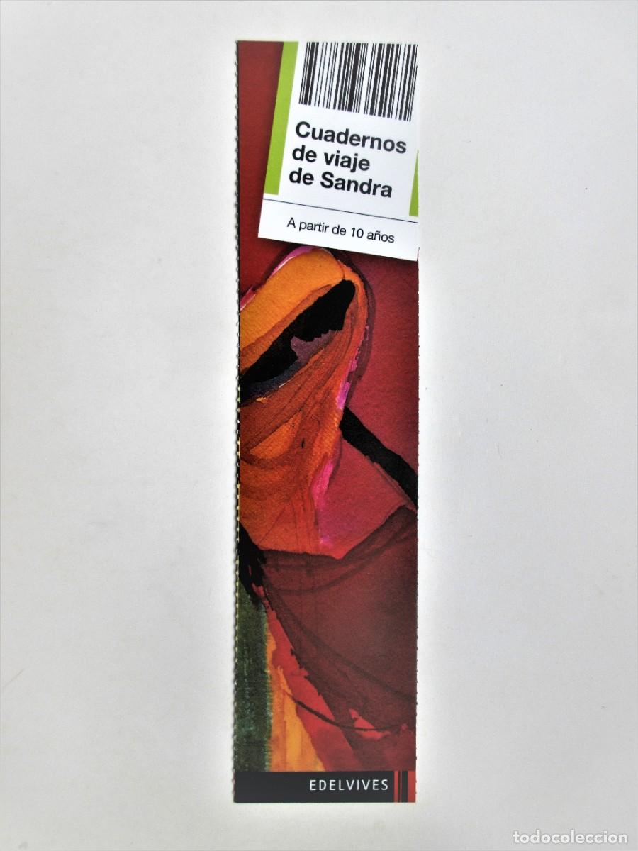 Coleccionismo Marcap&aacute;ginas: Marcapaginas editorial Edelvives cuadernos de viaje de Sandra