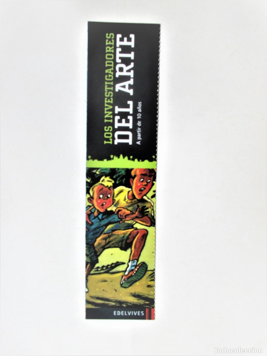 Coleccionismo Marcap&aacute;ginas: Marcapaginas editorial Edelvives los investigadores del arte