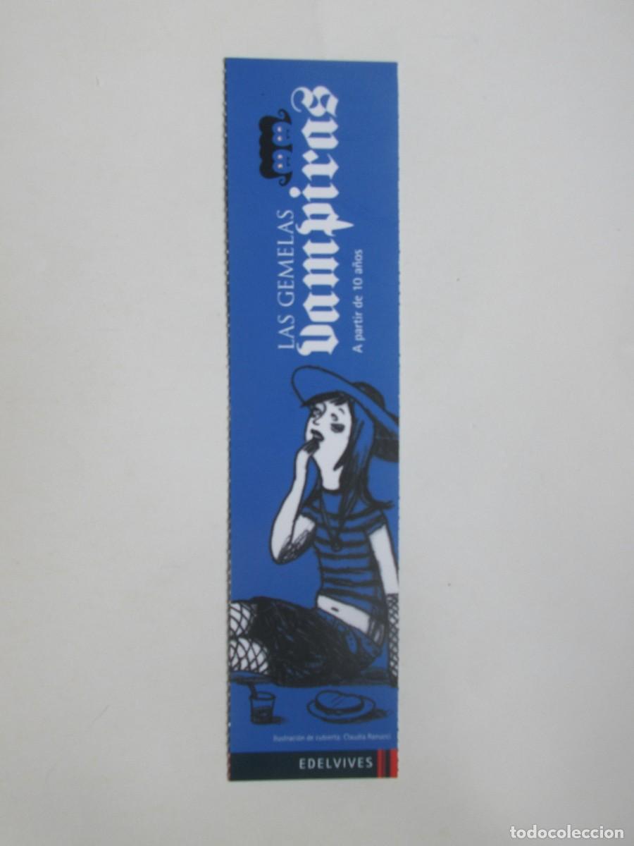 Coleccionismo Marcap&aacute;ginas: Marcapaginas editorial Edelvives las gemelas vampiras