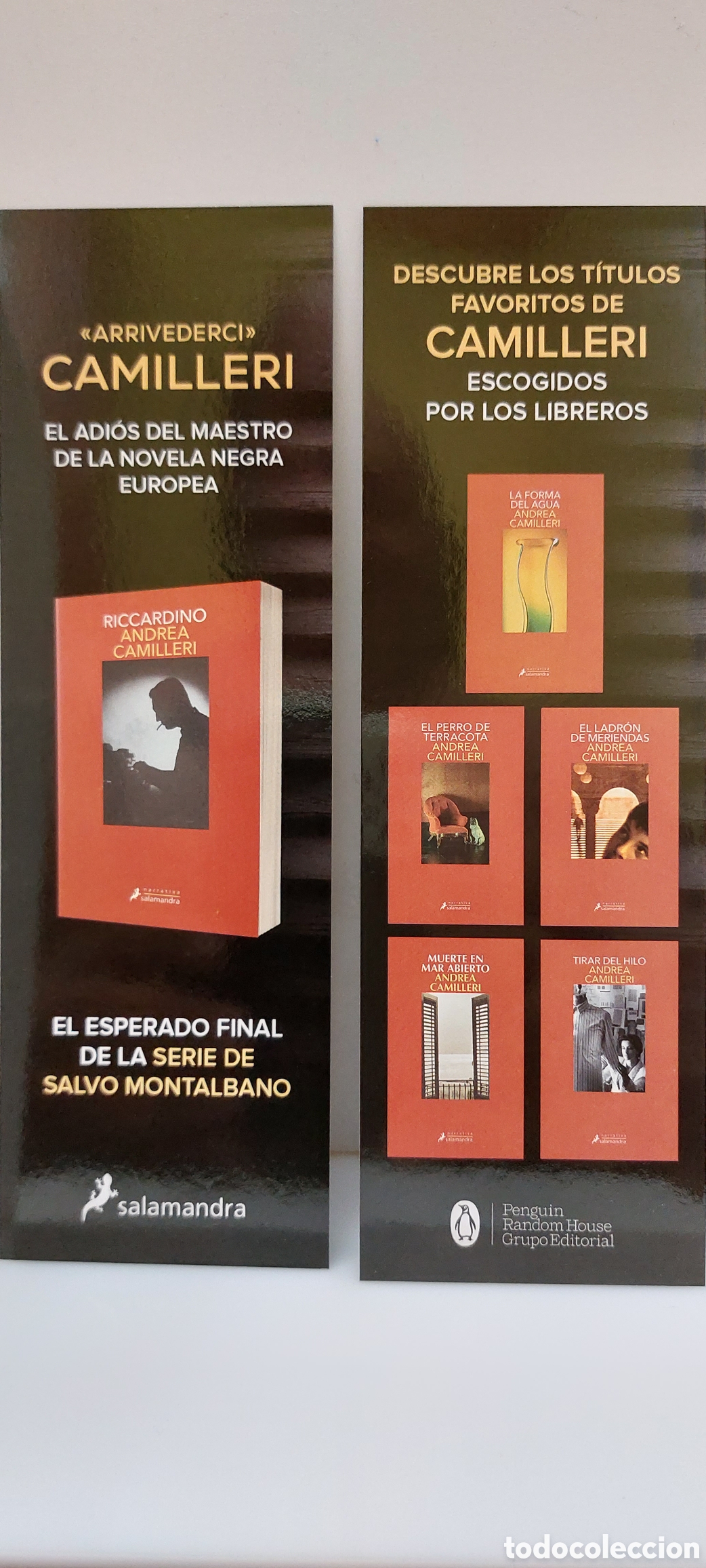 Coleccionismo marcap&aacute;ginas: Marcap&aacute;ginas Camilleri - Foto 1