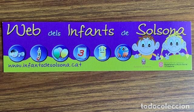 Coleccionismo marcap&aacute;ginas: SOLSONA - WEB DELS INFANTS DE SOLSONA - Foto 1