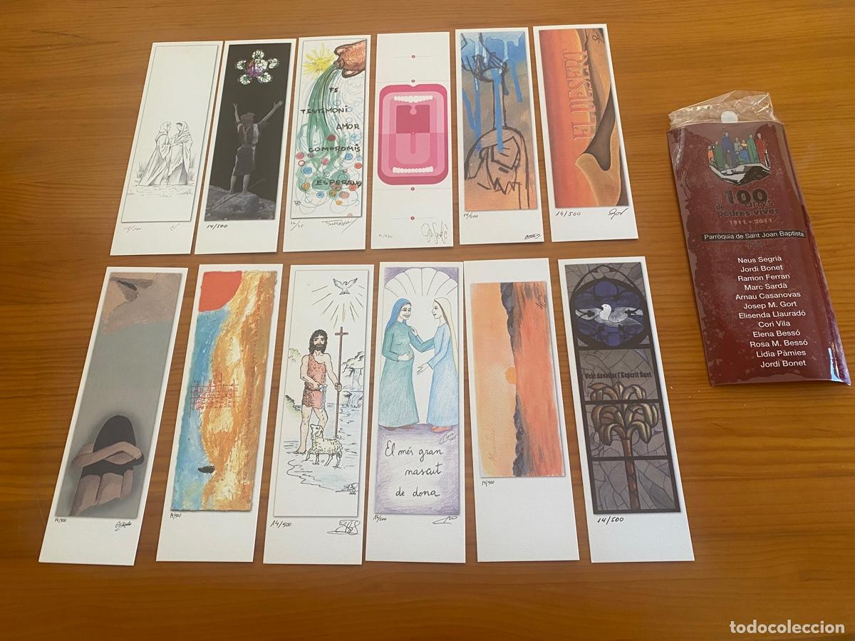 Coleccionismo Marcap&aacute;ginas: REUS 12 PUNTS DE LLIBRE PARROQUIA SANT JOAN BAPTISTA ORIGINALS SIGNATS