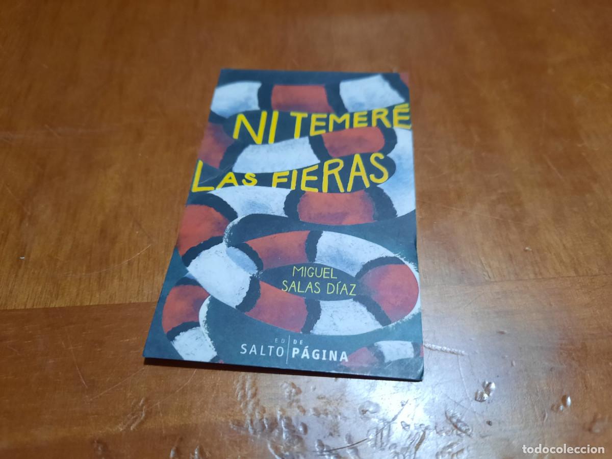 Coleccionismo Marcap&aacute;ginas: NI TEMER&Eacute; LAS FIERAS. MIGUEL SALAS. MARCAPAGINAS. UNA CARA. COMO NUEVA. DIFICIL C-1