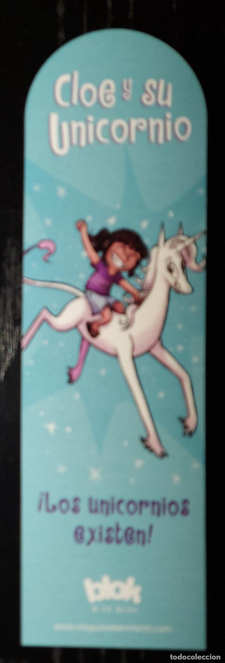 Coleccionismo Marcap&aacute;ginas: MARCAPAGINAS - B DE BLOK - CLOE Y SU UNICORNIO