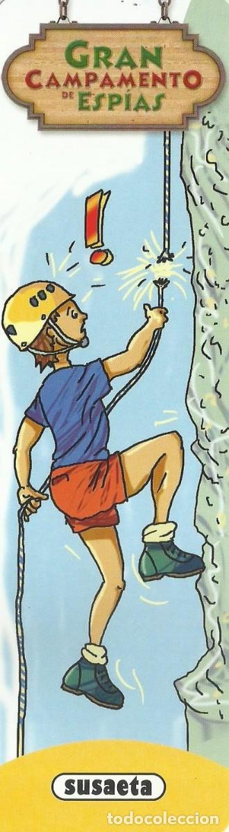 Coleccionismo Marcap&aacute;ginas: Marcapaginas editorial Susaeta Gran campamento de espias peque&ntilde;os espias grandes aventuras