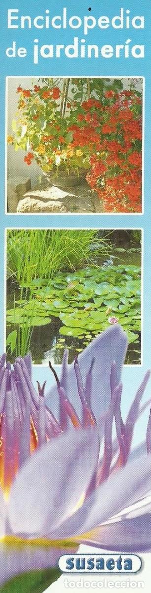 Coleccionismo Marcap&aacute;ginas: Marcapaginas editorial Susaeta enciclopedia de una jardiner&iacute;a