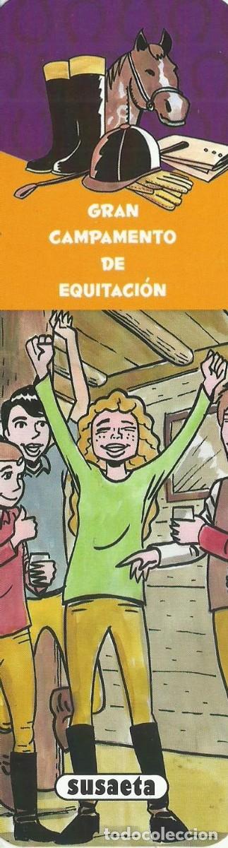 Coleccionismo Marcap&aacute;ginas: Marcapaginas editorial Susaeta gran campamento de equitaci&oacute;n