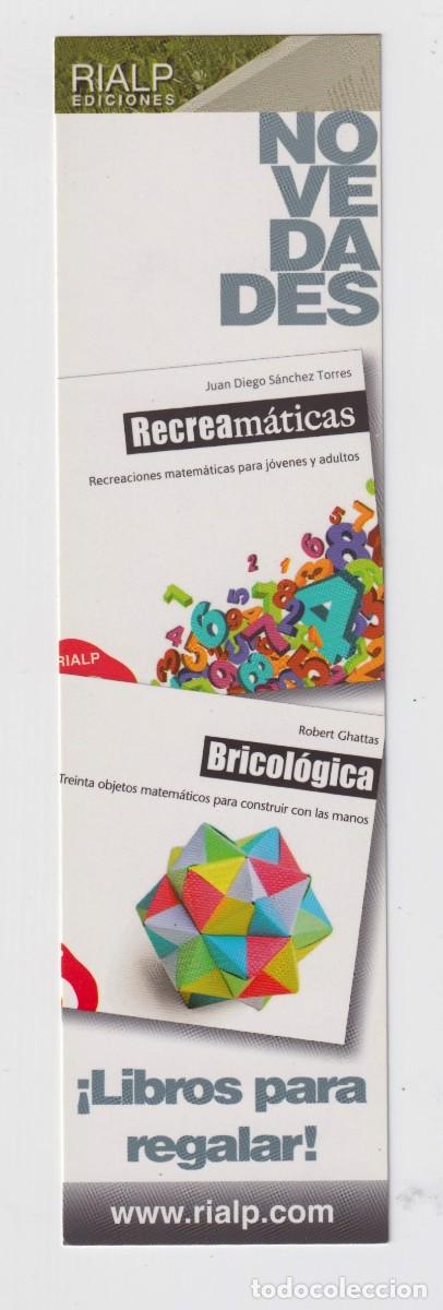 Sammeln von Lesezeichen: MARCAP&Aacute;GINAS EDITORIAL RIALP T&Iacute;TULO LIBROS PARA REGALAR
