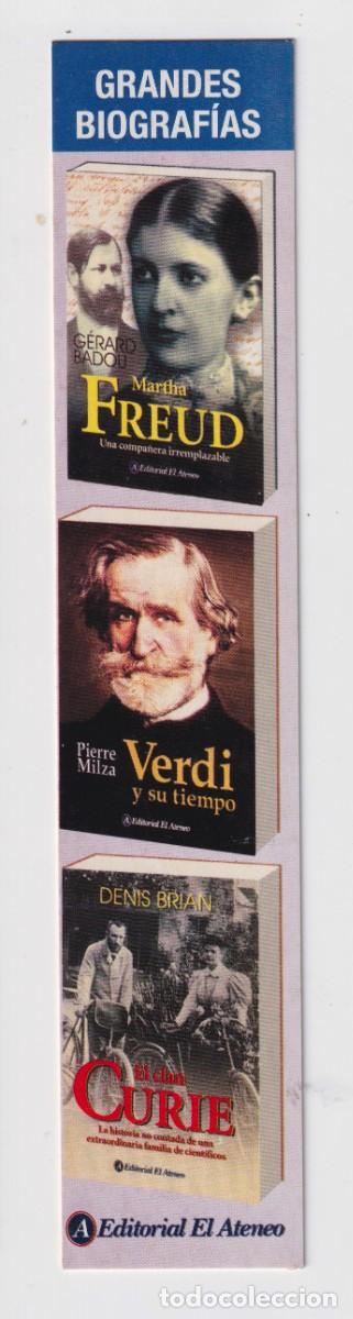 Sammeln von Lesezeichen: MARCAP&Aacute;GINAS EDITORIAL EL ATENEO T&Iacute;TULO FRANDES BIOGRAFIAS