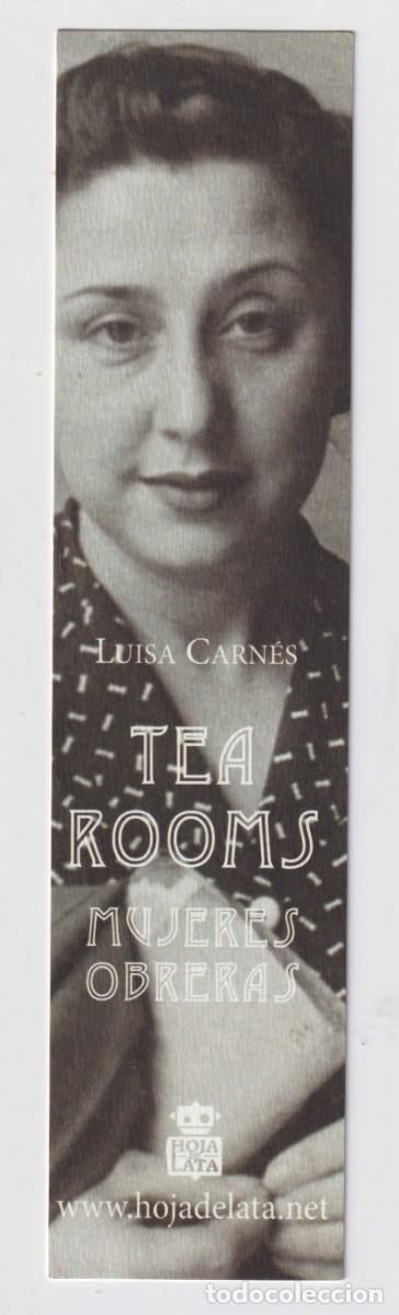 Collectionnisme Marque-pages: MARCAP&Aacute;GINAS EDITOR HOJA DELATA TUTULO TEA ROOMS MUJERES OBRERAS