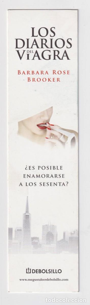 Sammeln von Lesezeichen: MARCAP&Aacute;GINAS EDITOR DE BOLSILLO TUTULO LOS DIARIOS DEL VIAGRA
