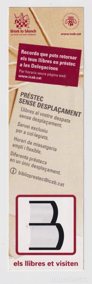 Sammeln von Lesezeichen: MARCAP&Aacute;GINAS EDITOR ADVOCATS DE BARCELONA TUTULO TIRANT LA BLANCH