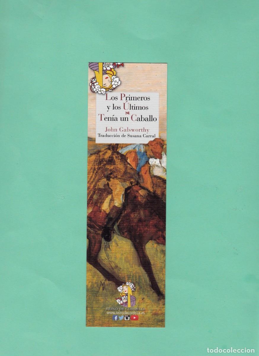 Collectionnisme Marque-pages: Marcapaginas editorial Reino de Cordelia los primeros y los ultimos tenia un caballo