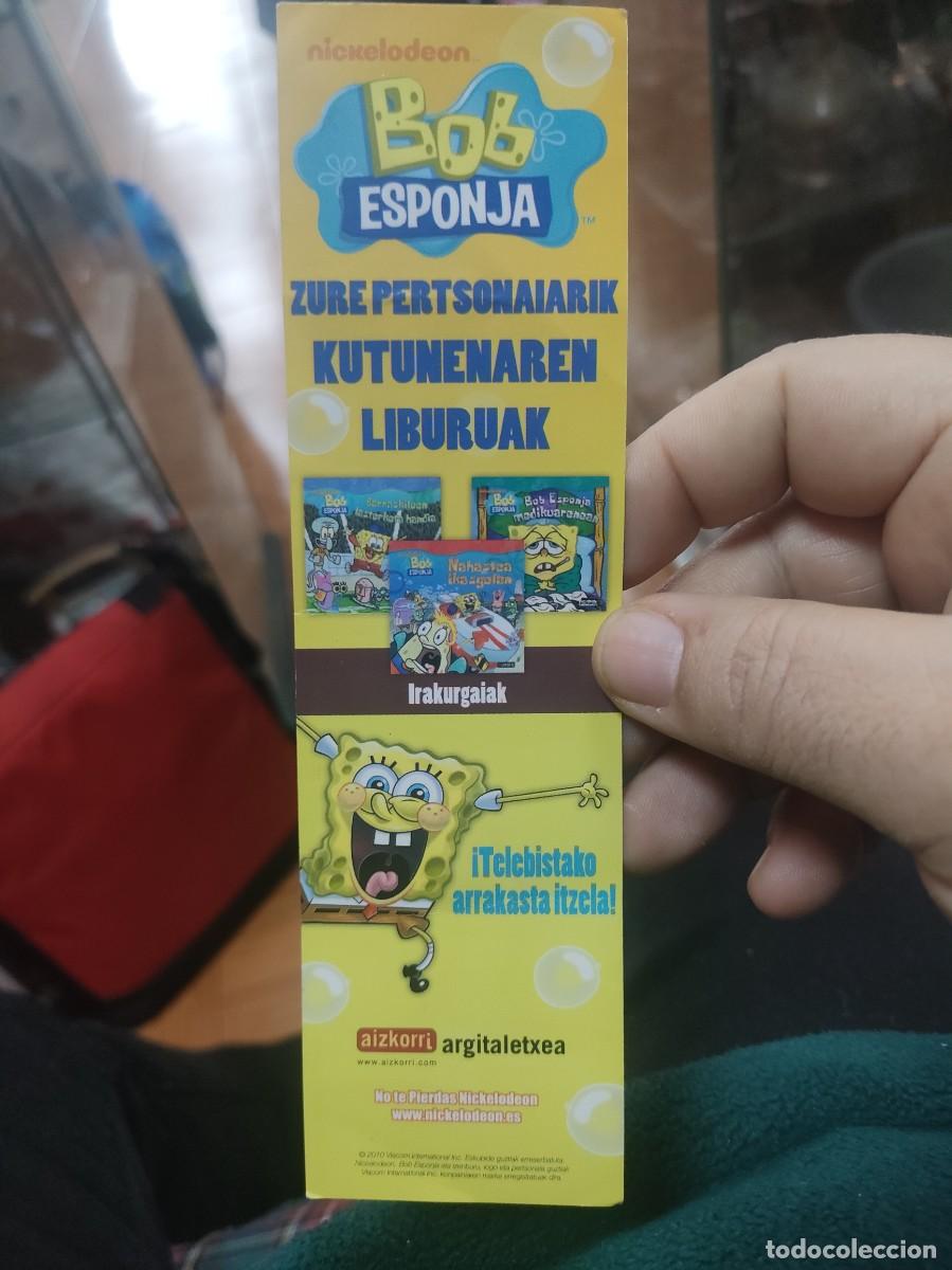 Coleccionismo Marcap&aacute;ginas: Marcap&aacute;ginas BOB ESPONJA muy arrugada