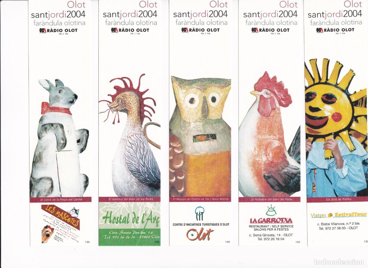 Coleccionismo Marcap&aacute;ginas: Serie de marcapaginas de los Gigantes de Olot animales