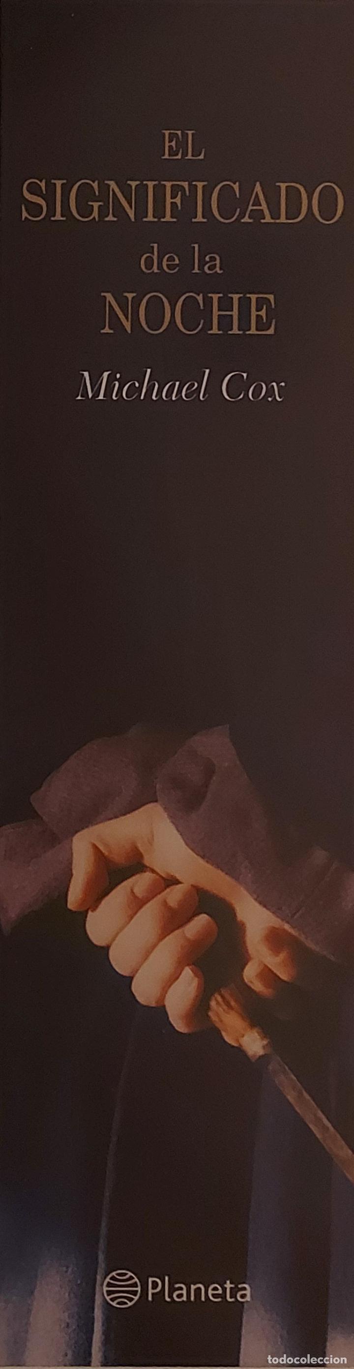 Collectables Bookmark: MARCAPAGINAS - PLANETA - EL SIGNIFICADO DE LA NOCHE - MICHAEL COX.