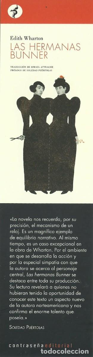 Coleccionismo marcap&aacute;ginas: Marcapaginas editorial Contrase&ntilde;a la hermanas Bunner - Foto 1