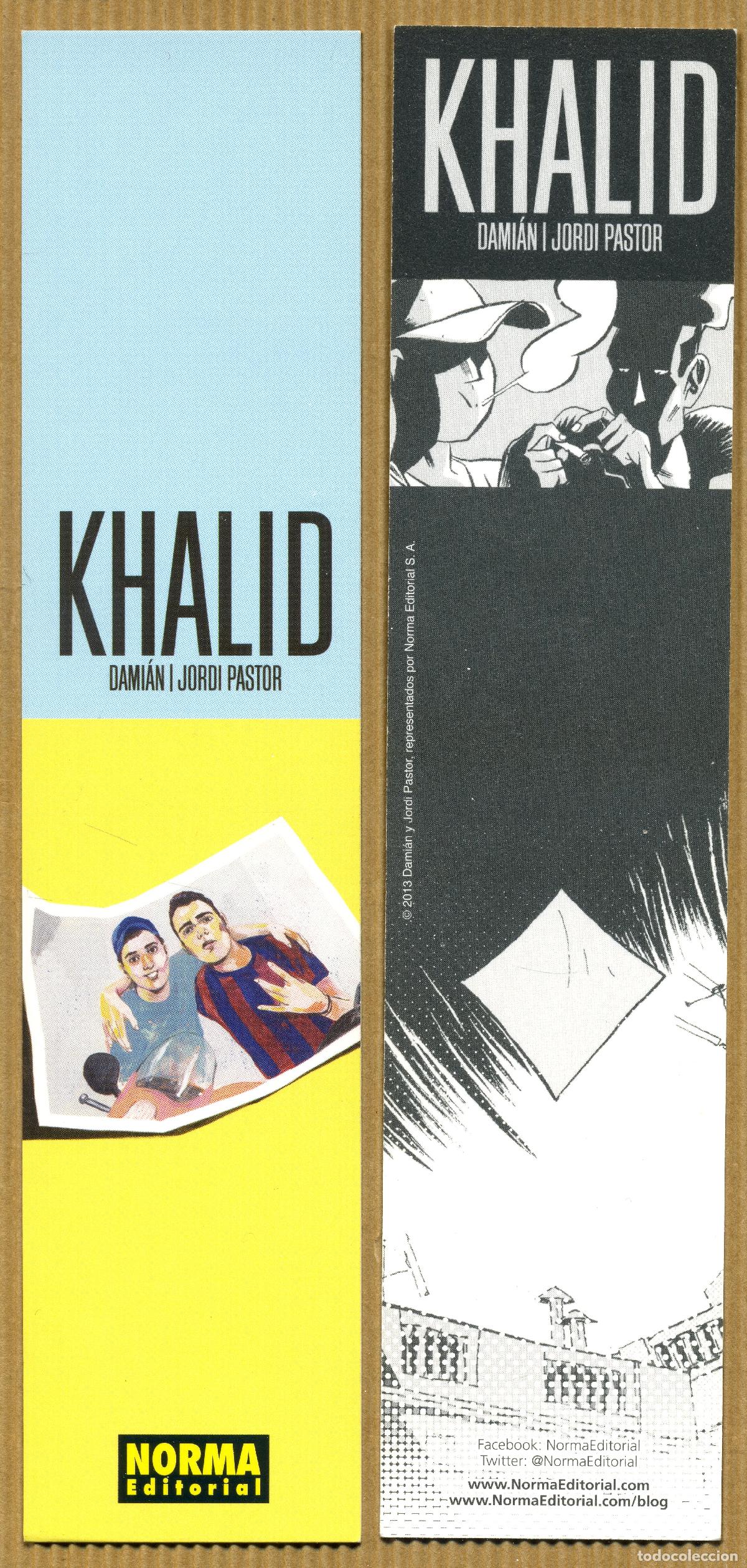 Coleccionismo Marcap&aacute;ginas: MARCAPAGINAS EDITORIAL NORMA - KHALID